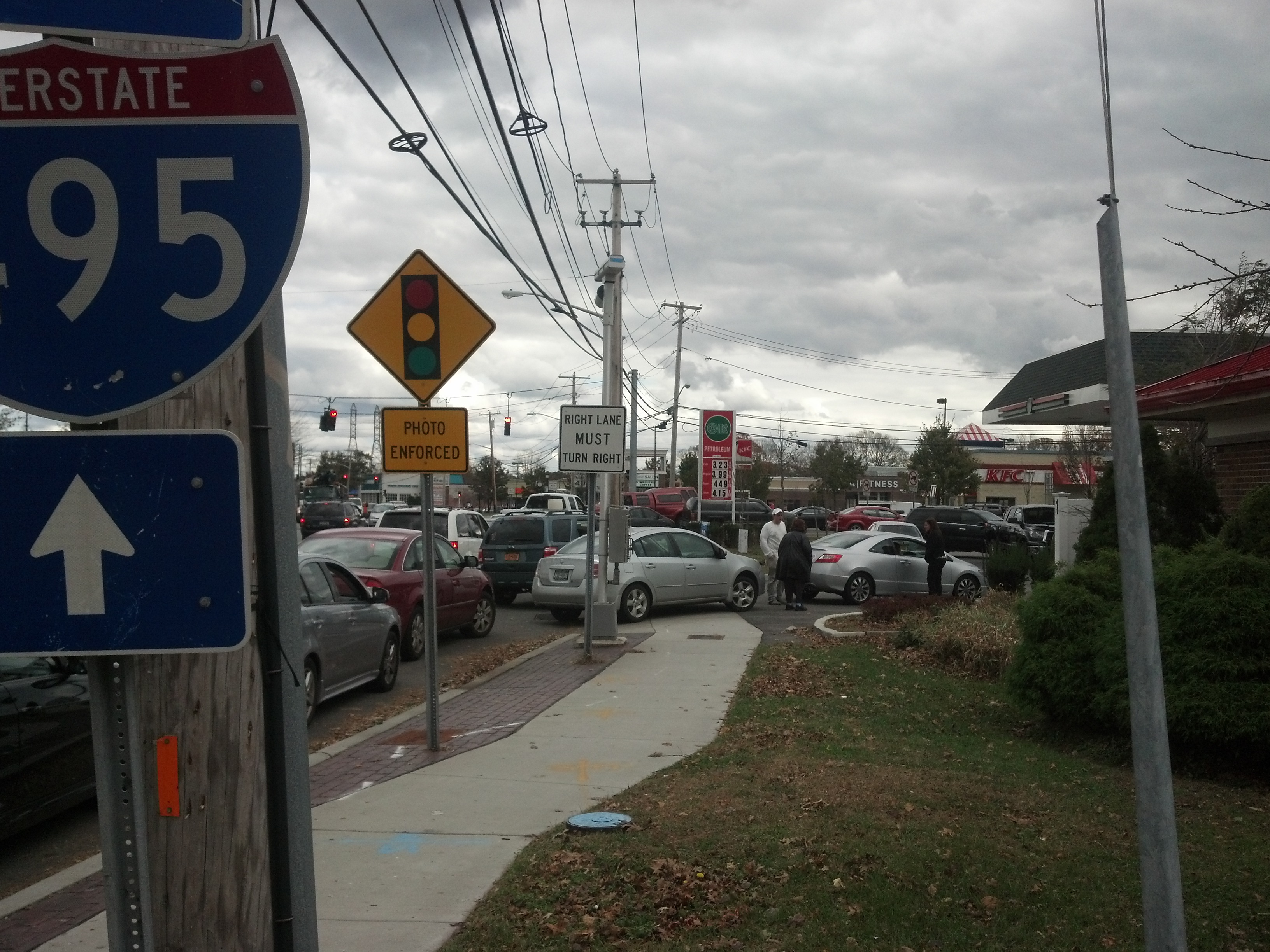 Hurricane Sandy Gas Line