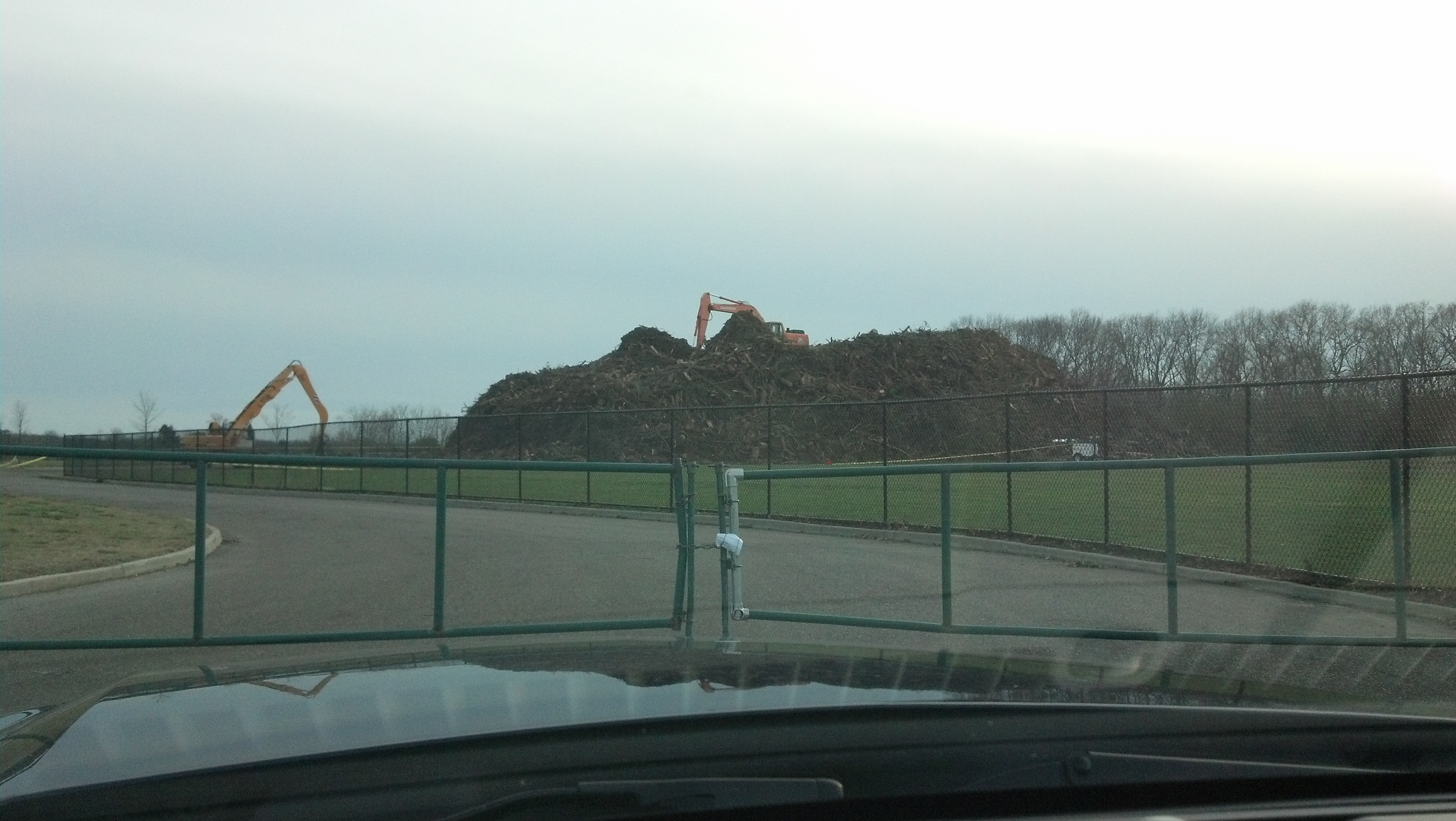 Sandy Debris Pile Huntington