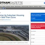 Gotham Gazette: Stepping Up Suburban Housing Easier Said Than Done