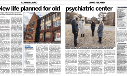 Quoted in Newsday: New Life for Old Central Islip Psychiatric Center