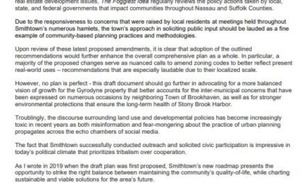 Public Comments: Amendments to Smithtown’s Draft Comprehensive Plan