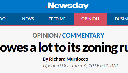 Newsday: A Flawed View of Long Island Zoning Rules