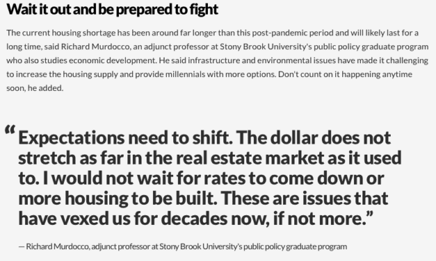 Quoted in Newsday: For Many Millennials, Homes Are Out of Reach