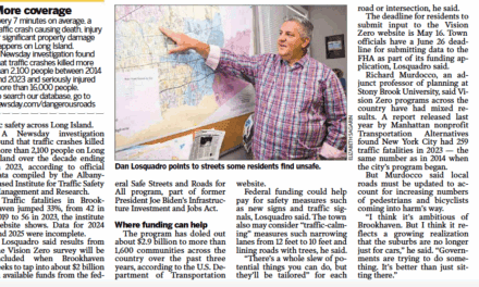 Quoted in Newsday: Brookhaven, aiming to reduce crashes, turns to residents for help