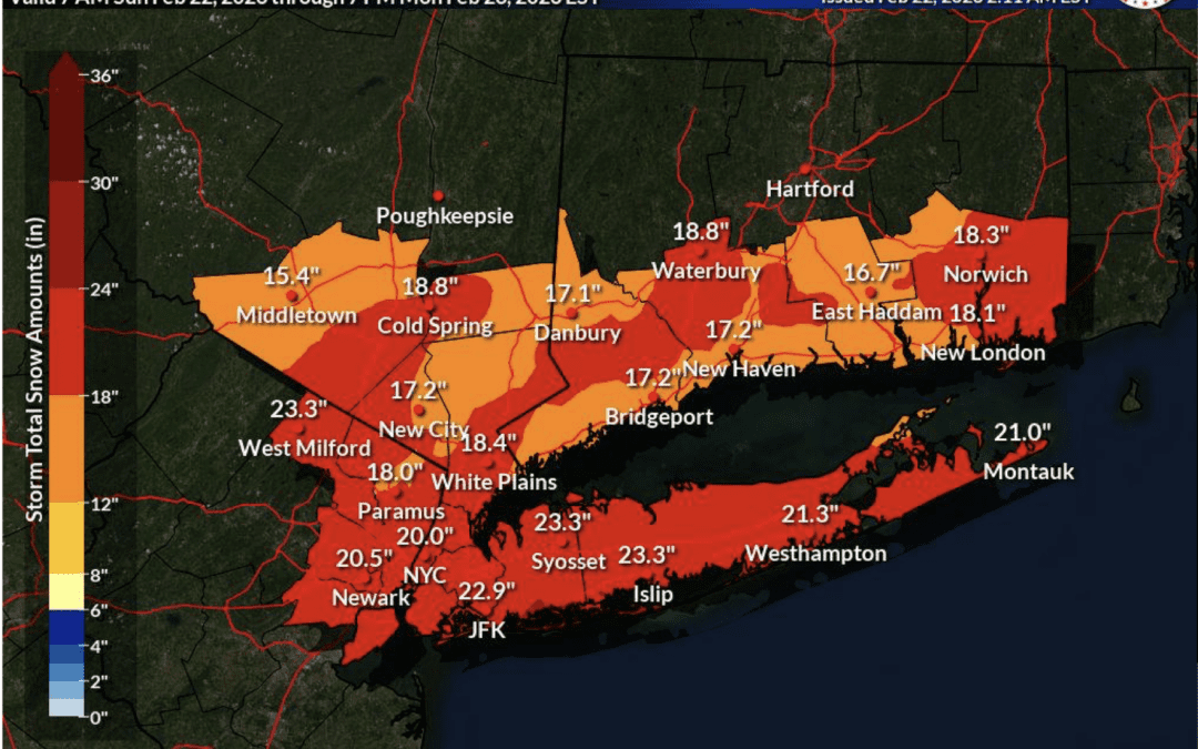 First Blizzard Since 2022 Looks to Dump Nearly Two Feet of Snow on LI