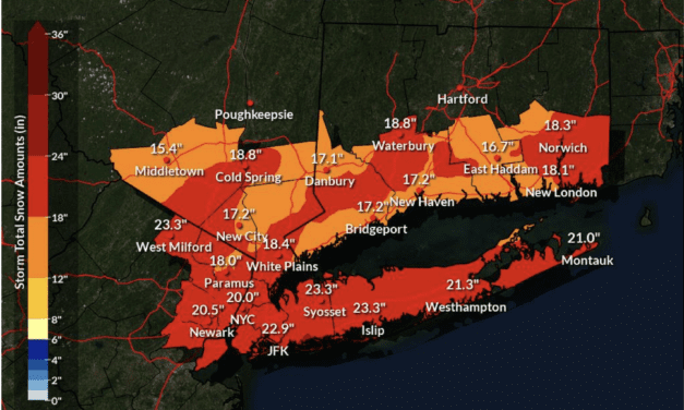 Record-Breaking Blizzard Dumps Over Two Feet of Snow on LI